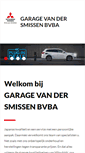 Mobile Screenshot of garagevandersmissen.be